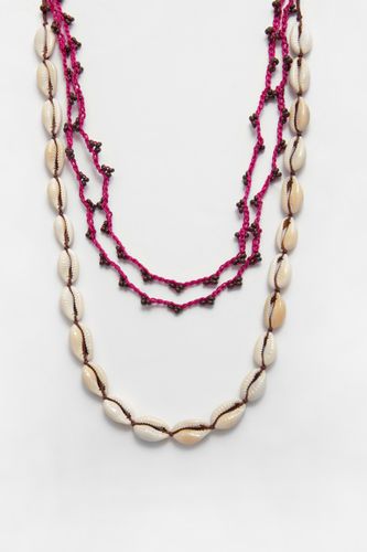 Collier Coquillages Et Perles - Pull&Bear - Modalova