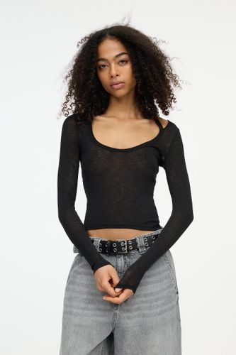 Top Double À Bretelles Et Manches Longues - Pull&Bear - Modalova