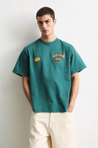 T-Shirt Vert Ay Carmela - Pull&Bear - Modalova