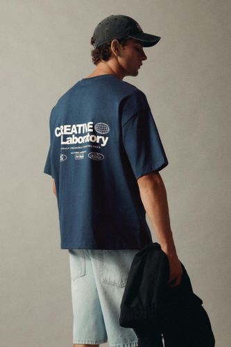 T-Shirt Imprimé Creative Laboratory - Pull&Bear - Modalova
