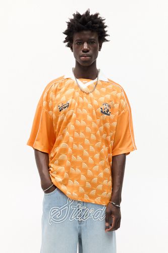 T-Shirt Orange Stwd À Col Polo - Pull&Bear - Modalova