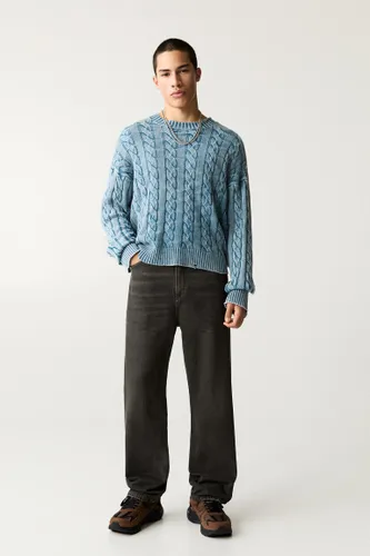 Jean Baggy Finition Spray - Pull&Bear - Modalova