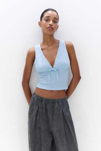Top Rustique À Nœud - Pull&Bear - Modalova