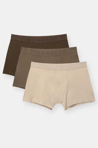Lot De 3 Boxers Tons Terre - Pull&Bear - Modalova