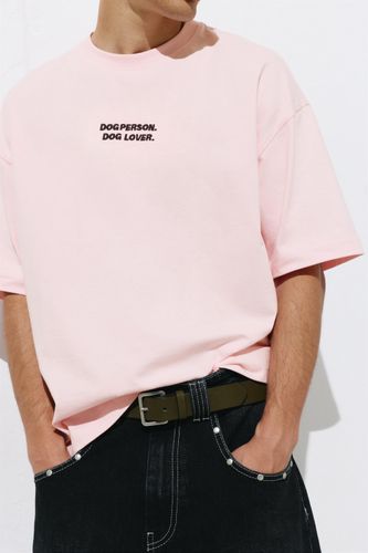 T-Shirt Imprimé Dog Person - Pull&Bear - Modalova