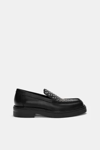 Mocassins Cloutés En Cuir Chet Lo - Pull&Bear - Modalova