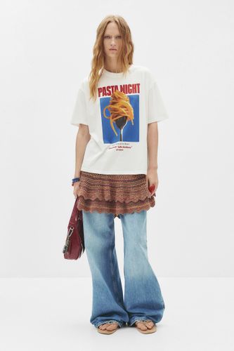 T-Shirt Pasta Night - Pull&Bear - Modalova