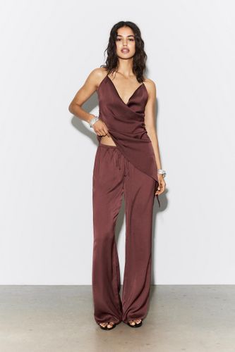 Pantalon Jogger Satiné - Pull&Bear - Modalova