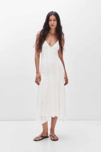 Robe Midi Bretelles Dentelle - Pull&Bear - Modalova
