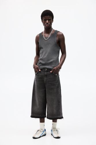 Jorts Super Baggy Bas Effiloché Stwd - Pull&Bear - Modalova