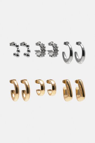 Lot 6 Paires De Boucles D’oreilles Créoles - Pull&Bear - Modalova