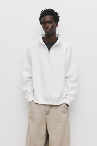 Sweat-Shirt Basique Col Zippé - Pull&Bear - Modalova