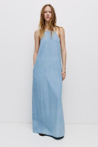 Robe Longue En Jean - Pull&Bear - Modalova