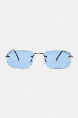 Lunettes De Soleil Verres Bleus - Pull&Bear - Modalova