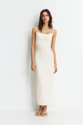 Robe Midi Rustique - Pull&Bear - Modalova