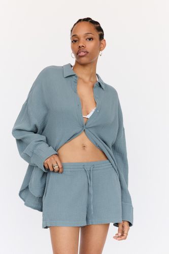 Short Oversize Texturé - Pull&Bear - Modalova