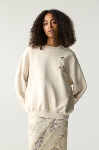 Sweat Motel Déchiré - Pull&Bear - Modalova