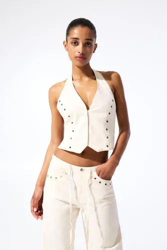 Top Encolure Américaine À Clous - Pull&Bear - Modalova