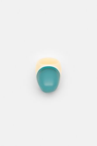 Bague Ovale En Résine - Pull&Bear - Modalova