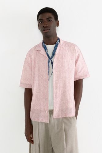 Chemise Rose Manches Courtes - Pull&Bear - Modalova
