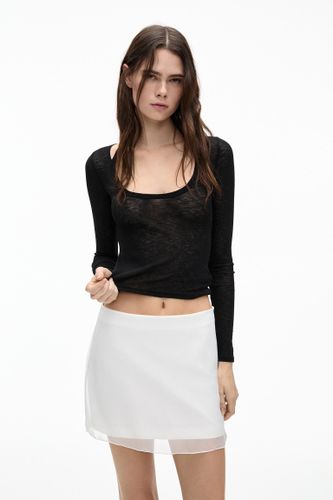 Minijupe Transparente - Pull&Bear - Modalova