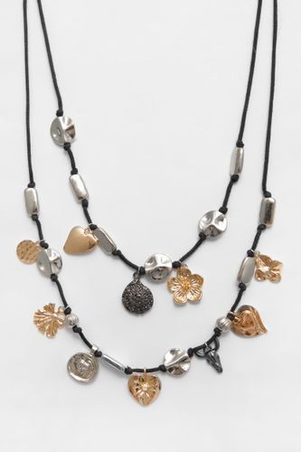 Collier Breloques Métallisées - Pull&Bear - Modalova