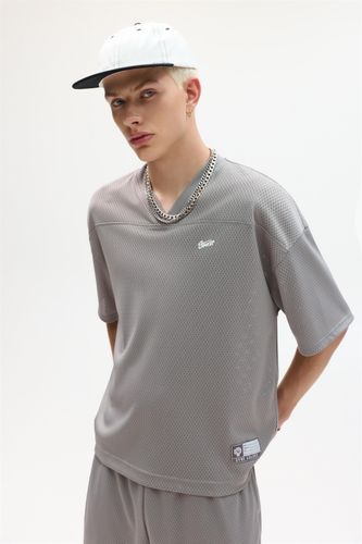 T-Shirt Stwd Tissu Maille - Pull&Bear - Modalova