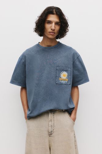 T-Shirt Poche Soleil - Pull&Bear - Modalova