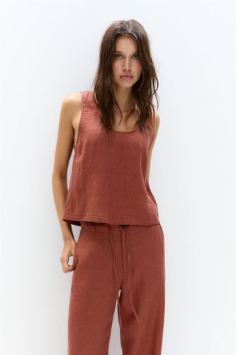 Top Fluide 100 % Lin - Pull&Bear - Modalova