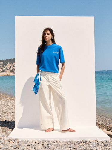 T-Shirt Bleu Henri Matisse - Pull&Bear - Modalova