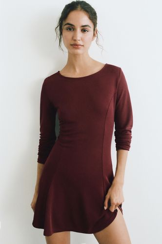 Robe Courte Cupro Bas Fluide - Pull&Bear - Modalova