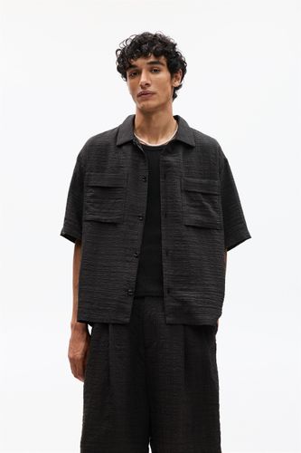 Chemise Rayée Seersucker - Pull&Bear - Modalova