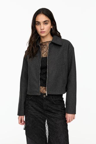 Blouson Cropped Soft Touch - Pull&Bear - Modalova