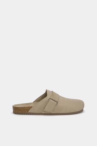 Sabots En Cuir - Pull&Bear - Modalova