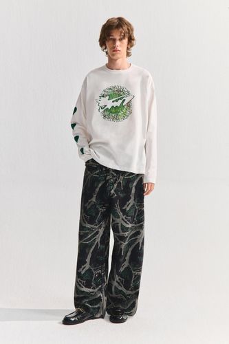 Jean Super Baggy Stwd Imprimé Branches - Pull&Bear - Modalova