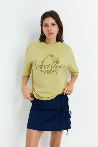T-Shirt À Imprimé Clés - Pull&Bear - Modalova