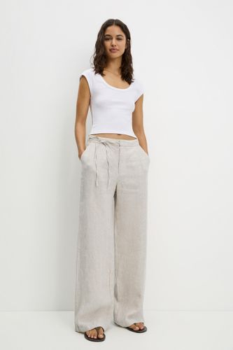 Pantalon 100 % Lin - Pull&Bear - Modalova