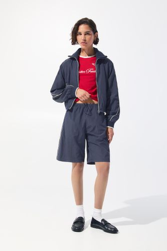 Bermuda Jogger À Rayure Latérale - Pull&Bear - Modalova