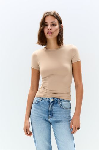 T-Shirt Polyamide Manches Courtes - Pull&Bear - Modalova
