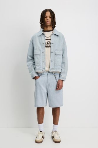 Short Denim Baggy Texturé - Pull&Bear - Modalova