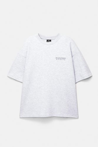 Sweat Manches Courtes Graphique Texte - Pull&Bear - Modalova