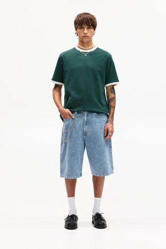 Bermuda En Jean Skater - Pull&Bear - Modalova