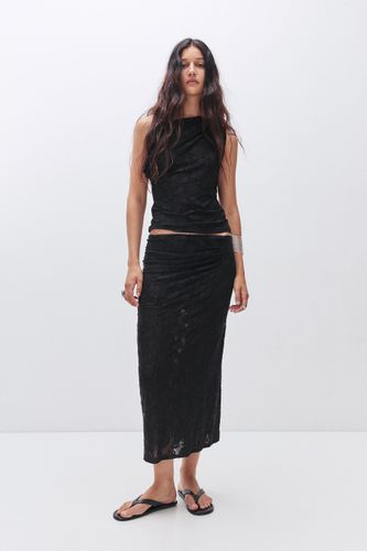 Jupe Midi En Dentelle - Pull&Bear - Modalova