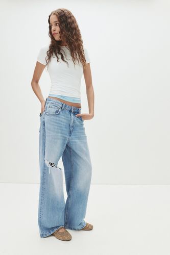 Jeans Baggy Taille Moyenne - Pull&Bear - Modalova