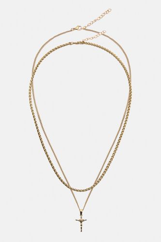 Lot 2 Colliers Avec Pendentif Croix - Pull&Bear - Modalova
