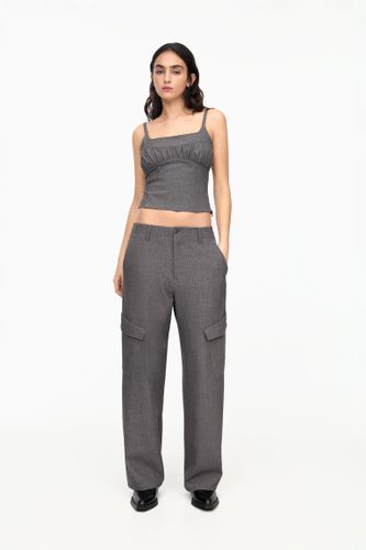 Pantalon Habillé Cargo À Rayures Tennis - Pull&Bear - Modalova