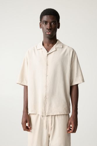 Chemise Manches Courtes Lin - Pull&Bear - Modalova