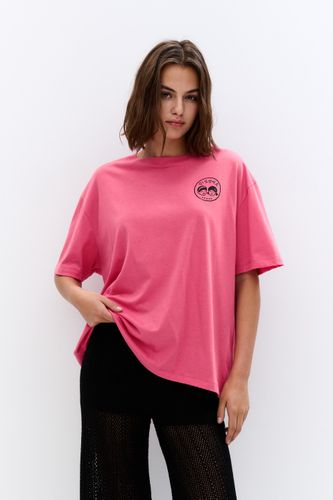T-Shirt Rose Le Jeu Du Calamar - Pull&Bear - Modalova