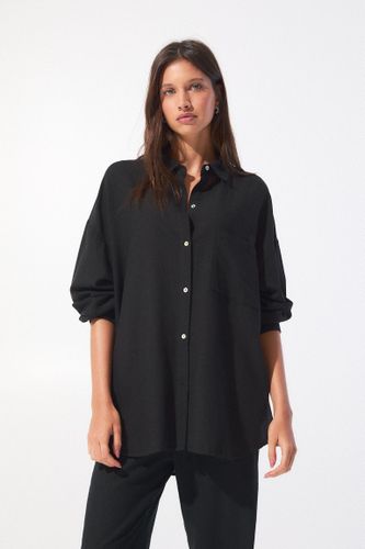 Chemise Rustique Oversize - Pull&Bear - Modalova