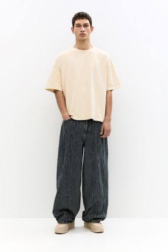 Jean Super Baggy Plissé - Pull&Bear - Modalova